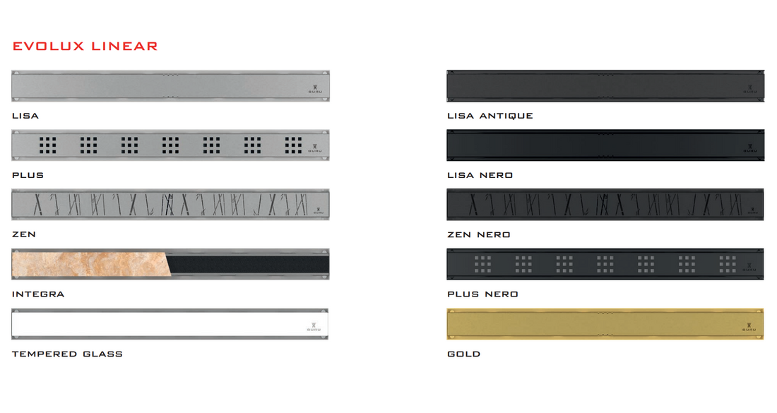 GURU LINEAR DRAIN & STRAINER LISA