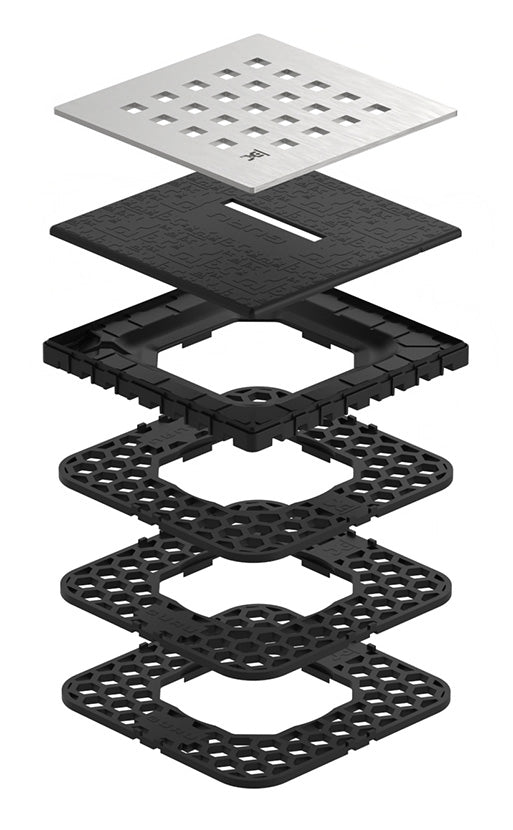 GURU SQUARE DRAIN CONNECTOR PVC
